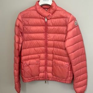 Moncler Lans quilted padded shell down jacket